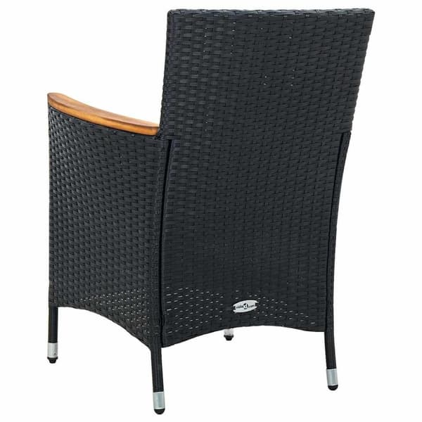 vidaXL havestole 4 stk. polyrattan sort