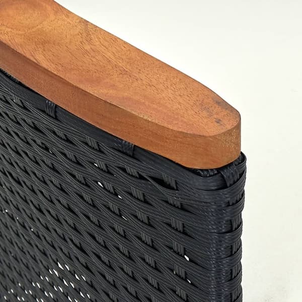 vidaXL havestole 4 stk. polyrattan sort