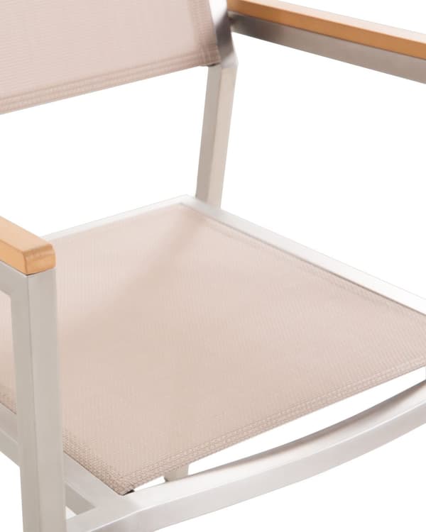 Have Spisestuesæt Lys Eukalyptustræ Top Stålstel 220 x 100 cm med 8 Sorte Stole