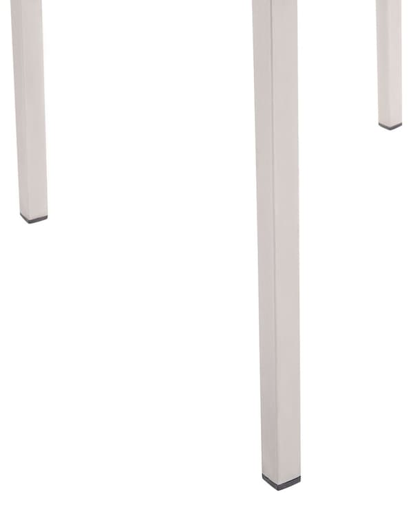 Have Spisestuesæt Lys Eukalyptustræ Top Stålstel 220 x 100 cm med 8 Sorte Stole