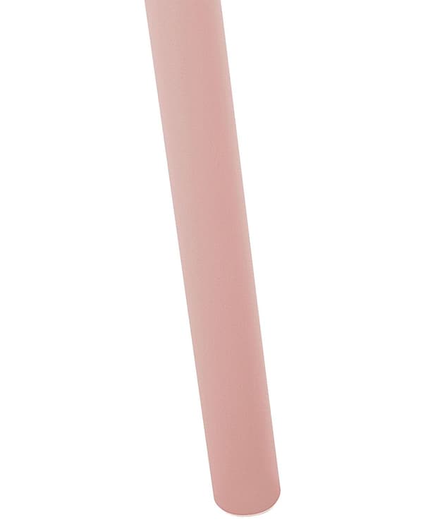 Tuoli pastellipinkki 46 x 83 x 51 cm polypropeeni 4 kpl pinottava sisälle ulos retro moderni