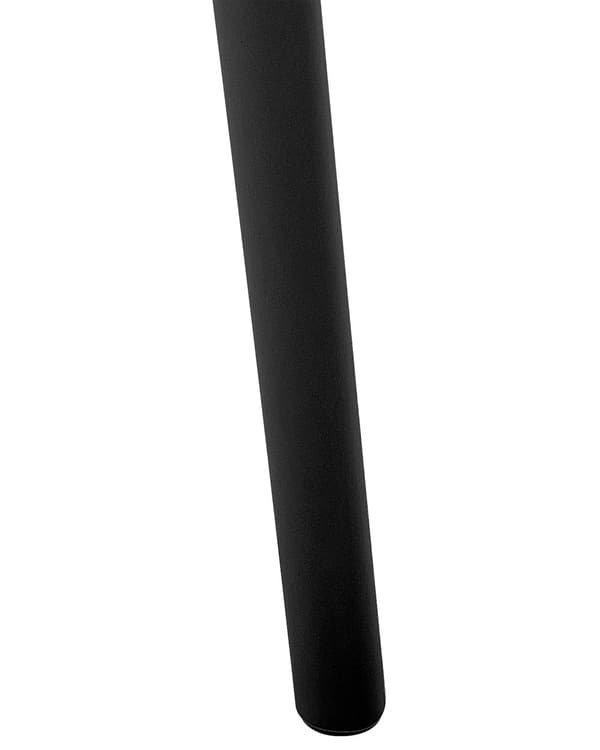 4 st Matstolar Svart Plast med Armstöd Inomhus Utomhus Trädgård Minimalistisk Stil