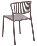Miniatyrbillede 7 af 9: Havestole Taupe Polypropylen Sæt 50 x 50 x 78 cm Plastikstole uden Armlæn Stabelbare til Terrasse Have Dekoration Indendørs Udendørs Retro