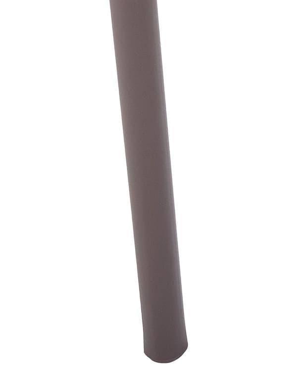 Havestole Taupe Polypropylen Sæt 50 x 50 x 78 cm Plastikstole uden Armlæn Stabelbare til Terrasse Have Dekoration Indendørs Udendørs Retro