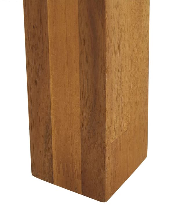 Trädgårdsstolar 4 st Ljust Laminerat Akaciaträ 81 x 61 cm Inomhus Utomhus Rustik Modern Design