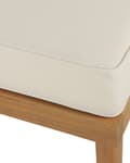 Pikkukuva 9 / 11: Puutarhatuoli vaalea 65 x 76 x 65 cm akaasia vaalea beige pehmuste rahi moderni