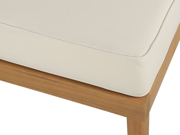 Schäslong Ljusbeige Polyester Ljusa Träben Utomhus och Inomhus Väderbeständig