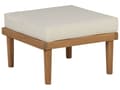 Miniatyrbild 1 av 8: Schäslong Ljusbeige Polyester Ljusa Träben Utomhus och Inomhus Väderbeständig