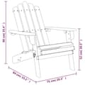 Miniatyrbilde 9 av 9: vidaXL Adirondack-hagestoler 2 stk heltre akasie
