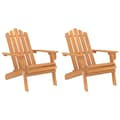 Miniatyrbilde 2 av 9: vidaXL Adirondack-hagestoler 2 stk heltre akasie
