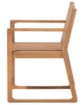 Miniatyrbilde 6 av 11: Hagestol Brun Akasietre 80 x 59 cm Værbestandig Klassisk Design