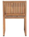 Miniatyrbilde 7 av 11: Hagestol Brun Akasietre 80 x 59 cm Værbestandig Klassisk Design