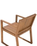 Miniatyrbilde 10 av 11: Hagestol Brun Akasietre 80 x 59 cm Værbestandig Klassisk Design
