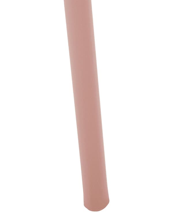 Sett med 4 Spisestuestoler Rosa Plast Innendørs Utendørs Minimalistisk Stil