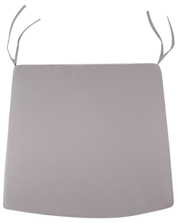 Sett med 4 Hagestoler Svart Aluminium med Beige Puter Utendørs Vintage stil