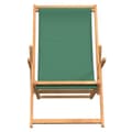 Miniatyrbillede 3 af 8: vidaXL foldbar strandstol massivt teaktræ grøn