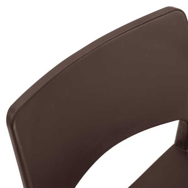vidaXL Hagestoler 2 stk mokka polypropylen
