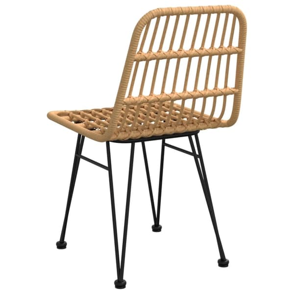 vidaXL Hagestoler 2 stk 48x62x84 cm PE-rotting