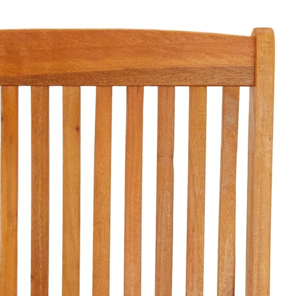 vidaXL foldbare havestole 2 stk. massivt eukalyptustræ