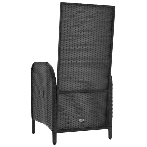 vidaXL havestole 2 stk. polyrattan sort
