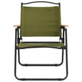 Miniatyrbilde 4 av 8: vidaXL Campingstoler 2 stk grønn 54x55x78 cm oxfordstoff