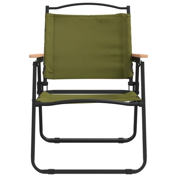 vidaXL Campingstoler 2 stk grønn 54x55x78 cm oxfordstoff