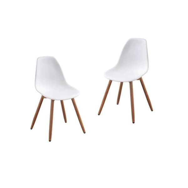 Uppsättning av 2 pp trädgårdsstolar - 50 x 55 x 85,5 cm