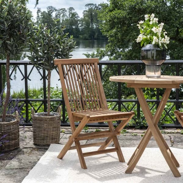 4 TOLEDO trädgårdsstolar i teak