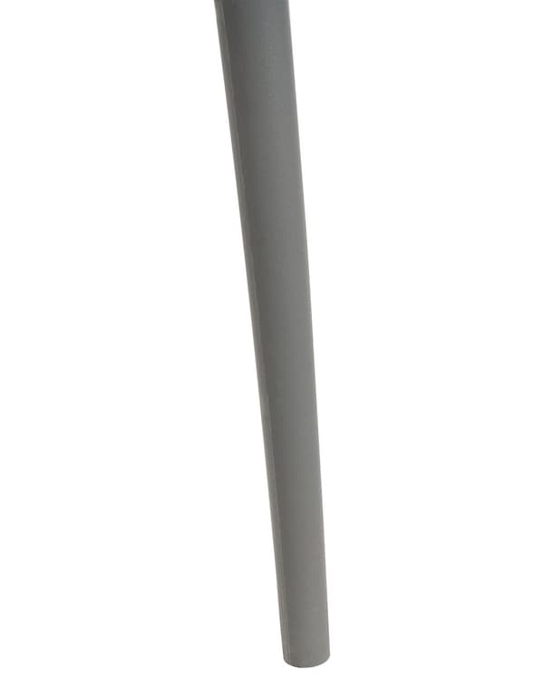 Tuoli harmaa 40 x 76 x 49 cm muovi pinottava 8 kpl säänkestävä sisälle ulos moderni
