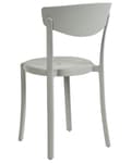 Miniatyrbild 8 av 10: Set med 8 Trädgårdsstolar Ljusgrå Polypropen Lättviktig Väderbeständig Plast Inomhus Utomhus Modern Design