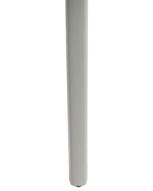 Set med 8 Trädgårdsstolar Ljusgrå Polypropen Lättviktig Väderbeständig Plast Inomhus Utomhus Modern Design