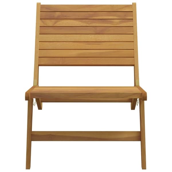 vidaXL Hagestol heltre teak