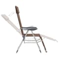 Miniatyrbillede 7 af 9: vidaXL foldbare campingstole med fodstøtter 2 stk. textilene brun