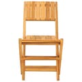 Miniatyrbillede 4 af 8: vidaXL havestole 2 stk. 47x61x90 cm foldbare massivt teaktræ