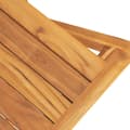 Miniatyrbillede 7 af 8: vidaXL havestole 2 stk. 47x61x90 cm foldbare massivt teaktræ