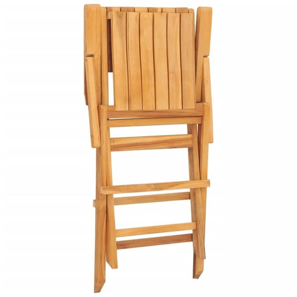 vidaXL Klappstoler 2 stk 55x61x90 cm heltre teak