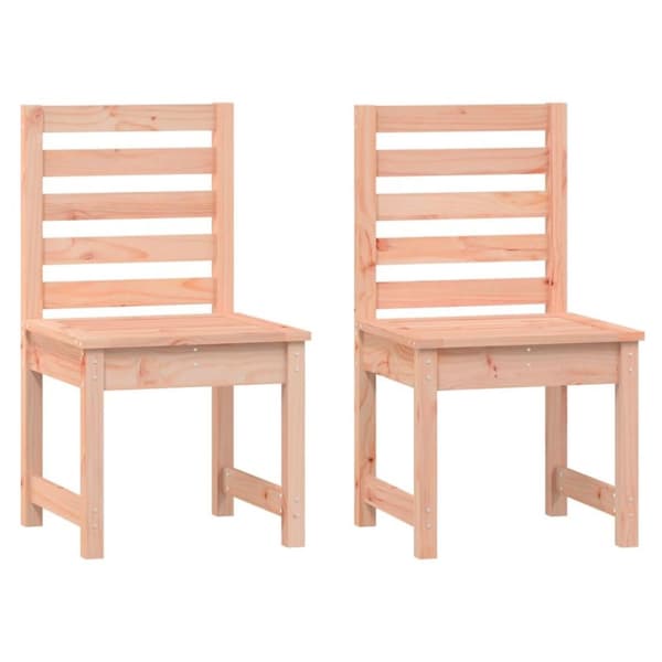 vidaXL Hagestoler 2 stk 40,5x48x91,5 cm heltre douglasgran