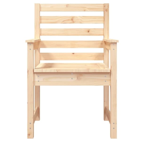 vidaXL Hagestoler 2 stk 60x48x91 cm heltre furu