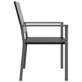 Miniatyrbillede 5 af 8: vidaXL havestole 4 stk. 54x62,5x89 cm polyrattan sort