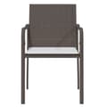 Miniatyrbillede 4 af 9: vidaXL havestole med hynder 2 stk. 56x59x84 cm polyrattan brun