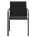 Miniatyrbillede 4 af 9: vidaXL havestole med hynder 6 stk. 56x59x84 cm polyrattan sort