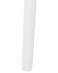 Miniatyrbild 9 av 10: Set om 4 Matstolar Plast Vit Inomhus Utomhus Trädgård Stapelbara Minimalistisk Stil