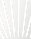 Miniatyrbild 10 av 10: Set om 4 Matstolar Plast Vit Inomhus Utomhus Trädgård Stapelbara Minimalistisk Stil