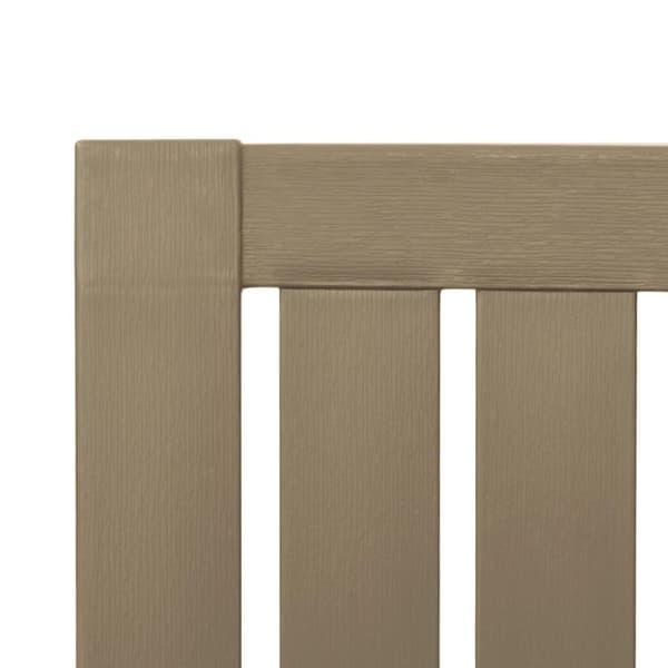 vidaXL Adirondack-havestole 2 stk. polypropylen lysebrun