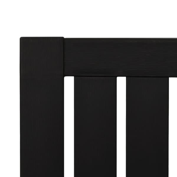 vidaXL Adirondack hagestoler 2 stk svart polypropylen