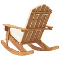 Miniatyrbillede 5 af 7: vidaXL Adirondack-gyngestol med hynder massivt akacietræ