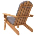 Miniatyrbillede 4 af 8: vidaXL Adirondack-havestol med hynder massivt akacietræ