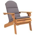 Miniatyrbillede 1 af 8: vidaXL Adirondack-havestol med hynder massivt akacietræ