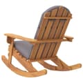 Miniatyrbillede 4 af 7: vidaXL Adirondack-gyngestol med hynder massivt akacietræ