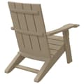 Miniatyrbillede 4 af 8: vidaXL Adirondack-havestol 75x88,5x89,5 cm polypropylen lysebrun